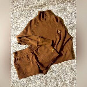 Waffle Weekend Escape Alo Set - Cinnamon Brown